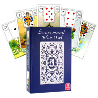 Lenormand Blue Owl Premium Edition kortos AGM